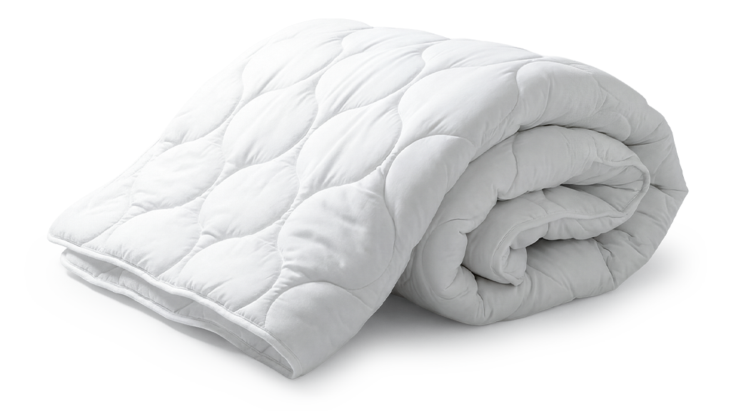 Die BODYGUARD Winterdecke warm eingerollt