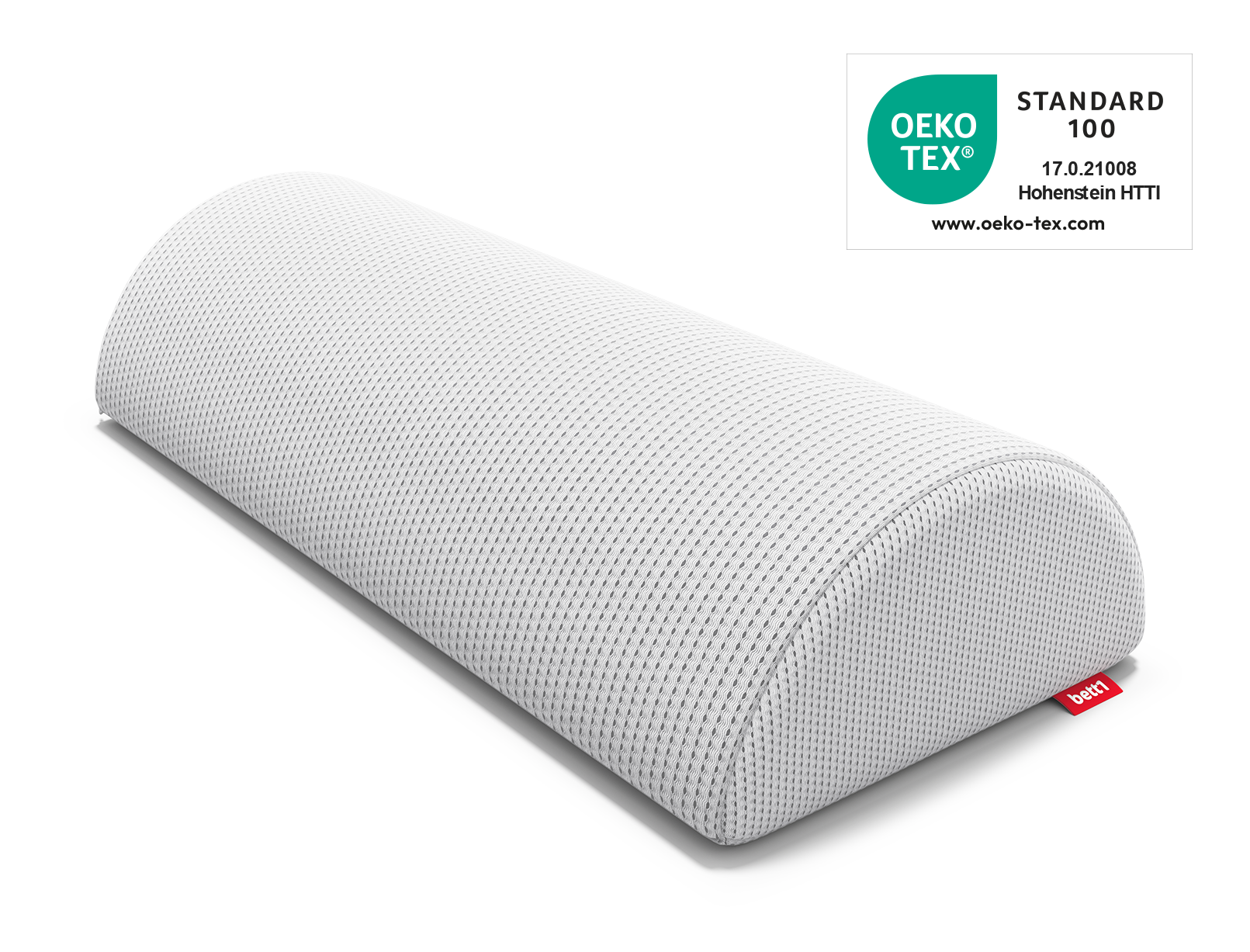 BODYGUARD® Bolster. Also bears the Oeko-Tex® Standard 100 seal.