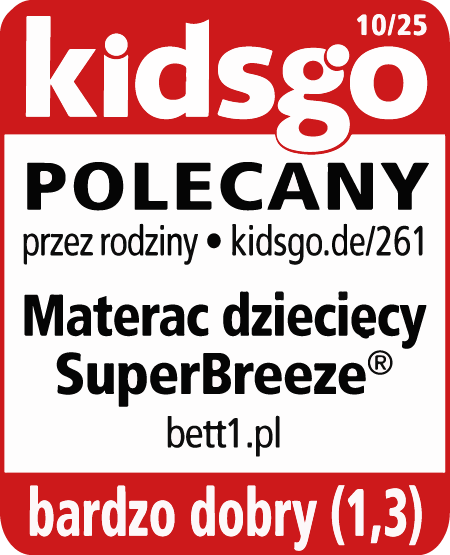 Certyfikat - KidsGo - Materac Dziecięcy