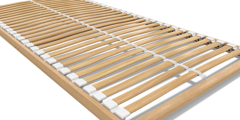 The BODYGUARD Slatted Frame Basic with stabilizing center strap.