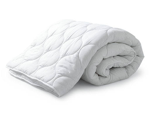 Die BODYGUARD Winterdecke warm eingerollt