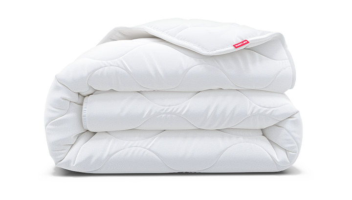 The BODYGUARD Winter Duvet warm folded up.