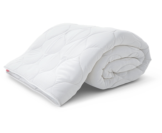 Die BODYGUARD Ganzjahresdecke mittelwarm eingerollt