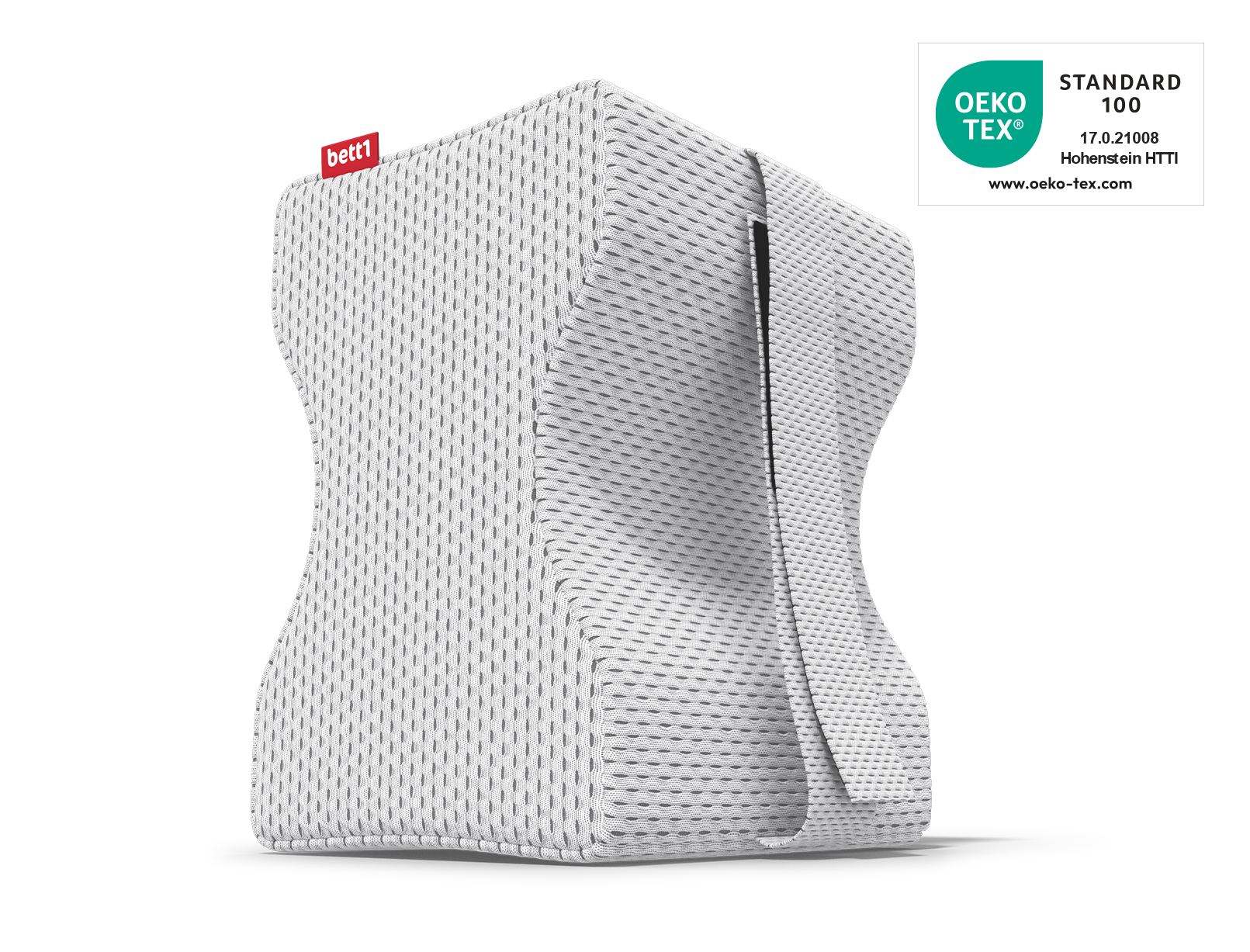 BODYGUARD® Knee Pillow. Also bears the Oeko-Tex® Standard 100 seal.