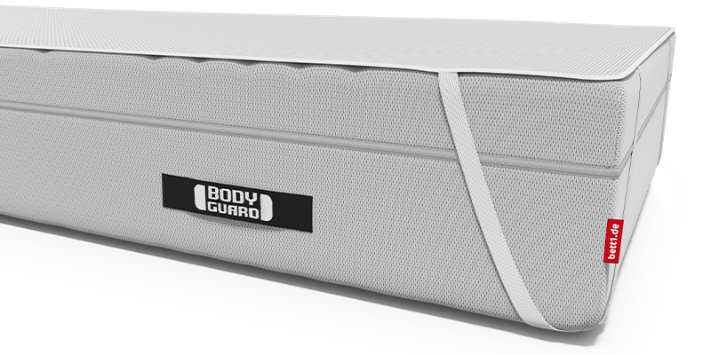 BODYGUARD Incontinence Cover on the BODYGUARD Box Spring Mattress