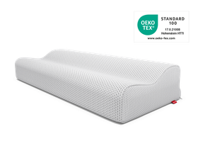 BODYGUARD Ergonomic Pillow. Also bears the Oeko-Tex® Standard 100 seal.	