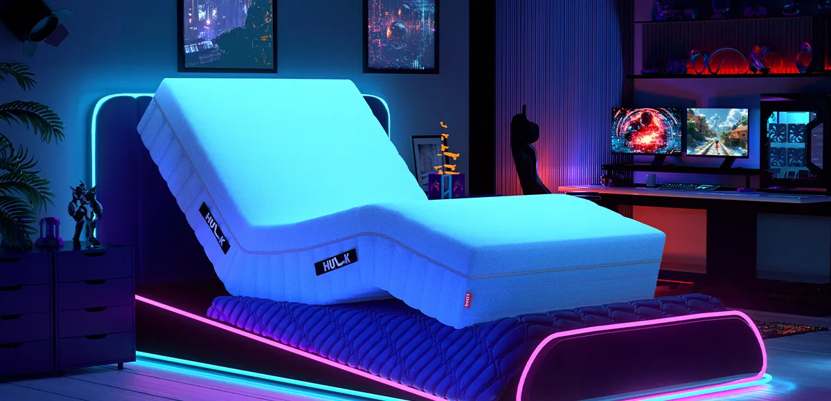 Das HULK Steuerungselement in einem Gaming-Room.