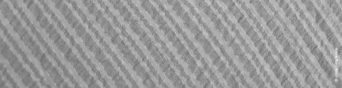 Close-up of the creped structure of seersucker