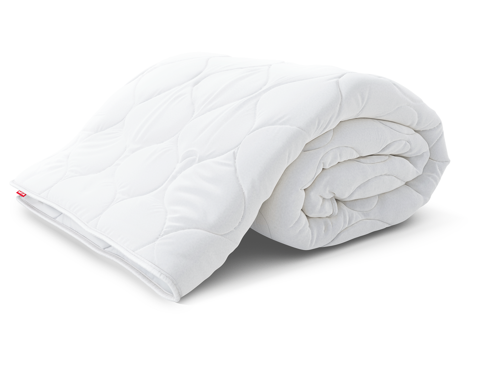 The BODYGUARD Summer Duvet light rolled up.