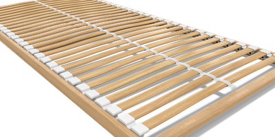 The BODYGUARD Slatted Frame Basic with stabilizing center strap.