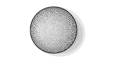 Illustration of the numerous pores in QXSchaum mattress foam