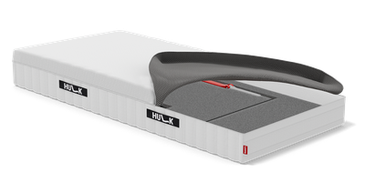 The HULK with open mattress cover and without additional mattress core.