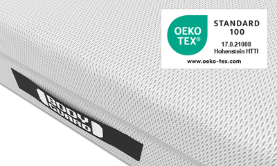 BODYGUARD Matratze. Siegel: Oeko-Tex Standard 100